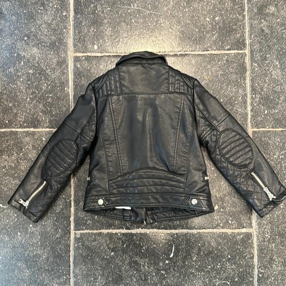 New with tags Zara girls leather jacket - Picture 3 of 3
